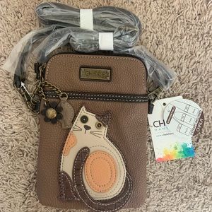 Brand new Chala handbag with cat design!
